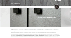 Desktop Screenshot of betonisart.com